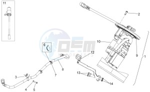 Dorsoduro 1200 (EMEA, APAC, NAFTA) (CND, EU, K, RU, USA, V) drawing Fuel pump