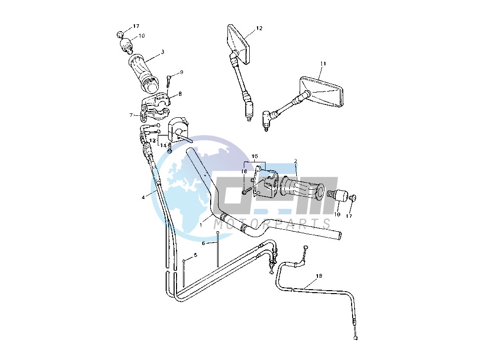 STEERING HANDLE -CABLE