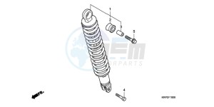 SCV100F9 Turkey - (TU) drawing REAR CUSHION