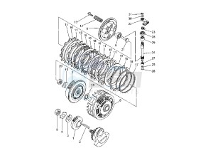 XT X 660 drawing CLUTCH