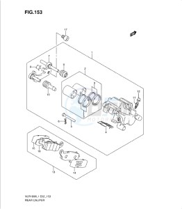 VLR1800 drawing REAR CALIPER