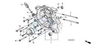 NVS502SH9 TU drawing RIGHT CRANKCASE