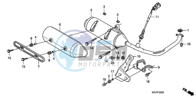 EXHAUST MUFFLER