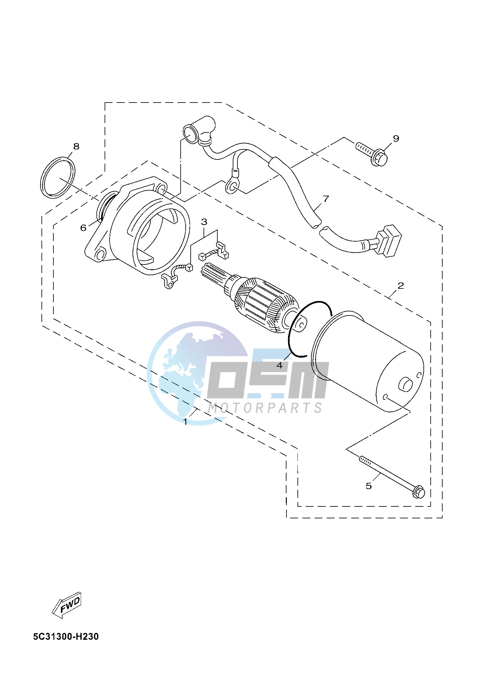 STARTING MOTOR