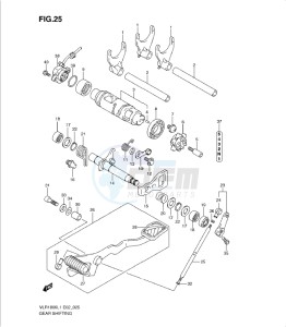 VLR1800 drawing GEAR SHIFTING