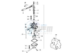 BW'S ORIGINAL 50 drawing CARBURETOR TK