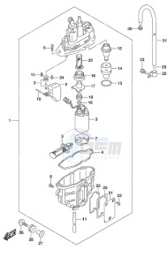 DF 90A drawing Fuel Vapor Separator