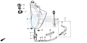 SH50D SCOOPY drawing OIL TANK