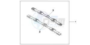 CB600FC drawing TAIL PACK ATT.