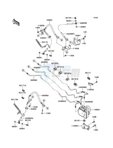 VN1700_VOYAGER_CUSTOM_ABS VN1700KDF GB XX (EU ME A(FRICA) drawing Brake Piping