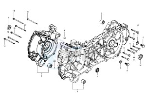 DD - 50 cc drawing CRANKCASE