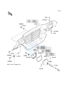 KAF 620 G [MULE 3000] (G6F-G8F) G8F drawing HEADLIGHT-- S- -