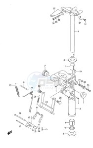 DF 9.9B drawing Swivel Bracket Remote Control