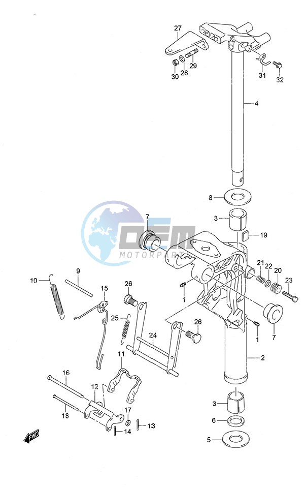 Swivel Bracket Remote Control