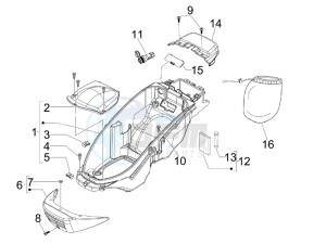 Beverly 500 (USA) USA drawing Helmet box - Undersaddle