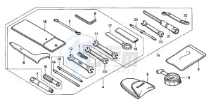 CB600F CB600F drawing TOOLS