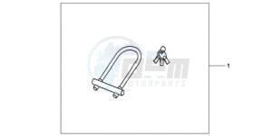 CBR1000RA9 UK - (E / ABS) drawing U-LOCK