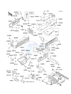 KAF 620 J [MULE 3010 TRANS4X4] (J6J-J8F) J7F drawing FRAME FITTINGS -- J7F_J8F- -