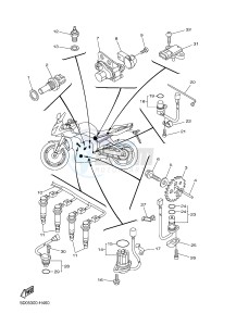 FZ1-S FZ1 FAZER 1000 (2DV1) drawing ELECTRICAL 1