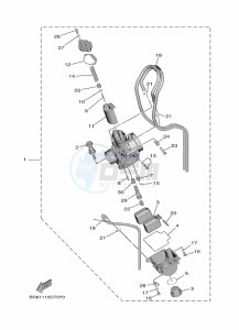 YZ65 (BR86) drawing CARBURETOR