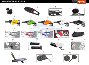 MARATHON-125-E4-AC-WHITE drawing ACCESSORIES