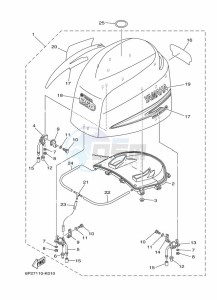 FL250BETU drawing FAIRING-UPPER