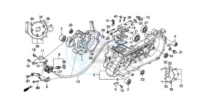 SGX50 drawing CRANKCASE/OIL PUMP