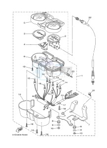 YBR125ED (51D3) drawing METER