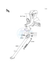 VERSYS KLE650CEF XX (EU ME A(FRICA) drawing Stand(s)