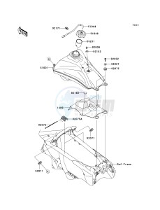 KSF 450 B [KFX450R MONSTER ENERGY] (B8F-B9FB) B8F drawing FUEL TANK