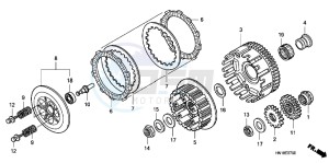 TRX400XD TRX400XD Australia - (U) drawing CLUTCH