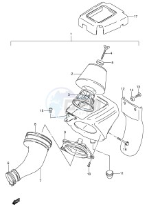 RM85 (P3-P28) drawing AIR CLEANER