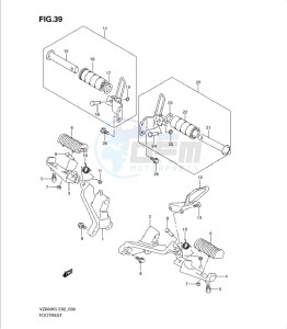 VZ800K9 drawing FOOTREST