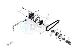 GTS 125 EFI drawing CYLINDER HEAD COVER / CAMSHAFT CHAIN