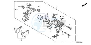 CBR1000RR9 Europe Direct - (ED / MME REP) drawing REAR BRAKE CALIPER