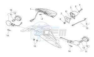 Griso S.E. 1200 8V USA-CND drawing Taillight