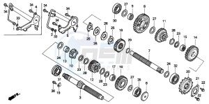 VT600CD drawing TRANSMISSION