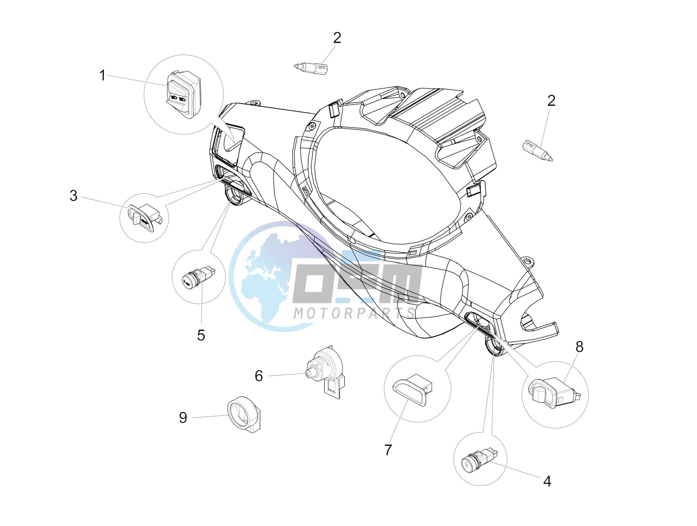 Selectors - Switches - Buttons