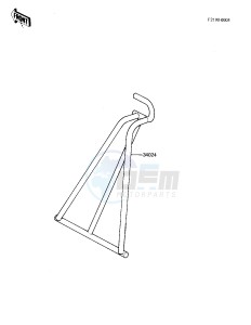 KX 125 A [KX125] (A7) [KX125] drawing STAND -- 81 A7- -