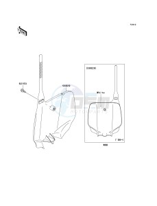 KX 100 A [KX100 MONSTER ENERGY] (A6F - A9FA) D9FA drawing ACCESSORY