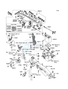 VN2000 CLASSIC VN2000H9F GB XX (EU ME A(FRICA) drawing Chassis Electrical Equipment