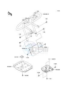 KVF 360 A [PRAIRIE 360 4X4] (A6F-A9F) A7F drawing GUARD-- S- -