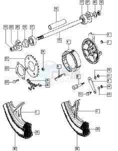 STANDARD_25-45kmh_K8-L0 50 K8-L0 drawing Rear wheel I