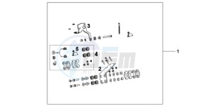 CBF600NA9 Europe Direct - (ED / ABS 25K) drawing MC NAVI BRACKET CBF600