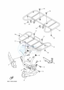 YFM450FWB KODIAK 450 (BHS1) drawing GUARD