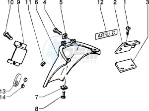 Typhoon 50 XR drawing Rear protection