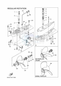 F300BET drawing PROPELLER-HOUSING-AND-TRANSMISSION-2