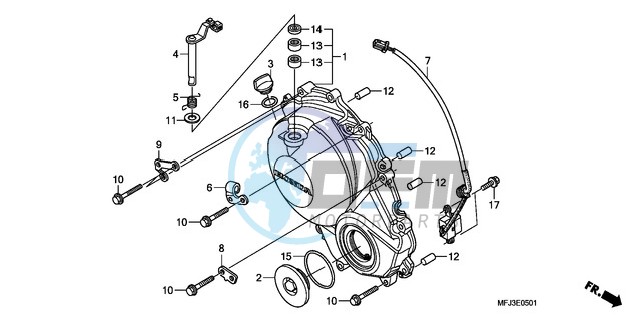 RIGHT CRANKCASE COVER (CBR600RR9,A/RA9,A)