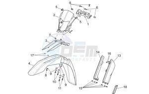 RXV 550 RXV 450-550 STREET LEGAL drawing Front body I