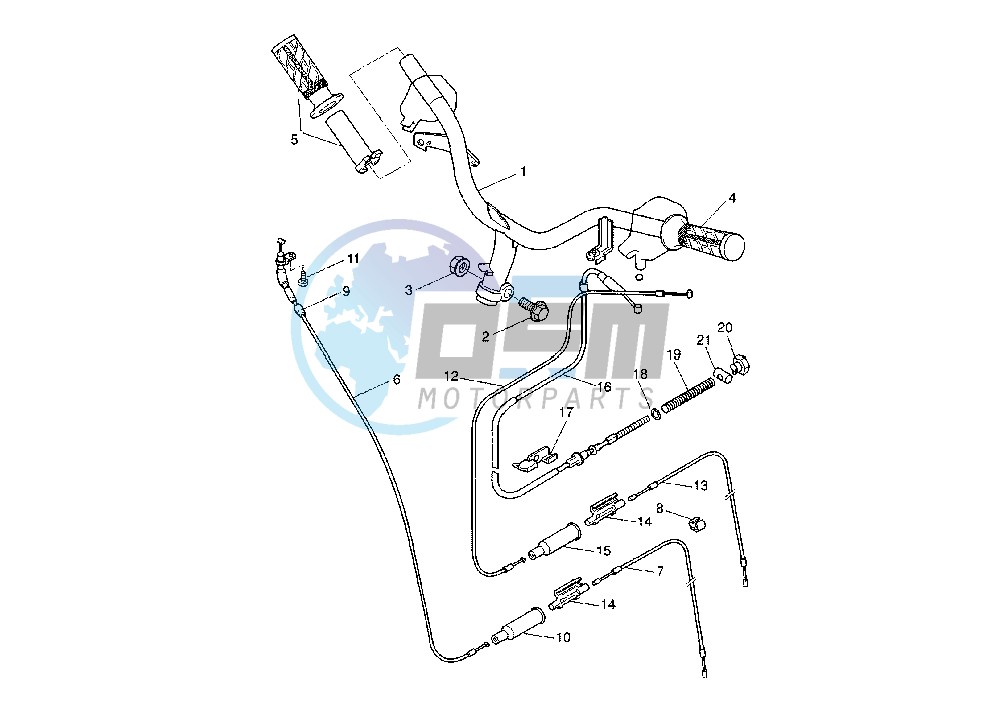 STEERING HANDLE -CABLE